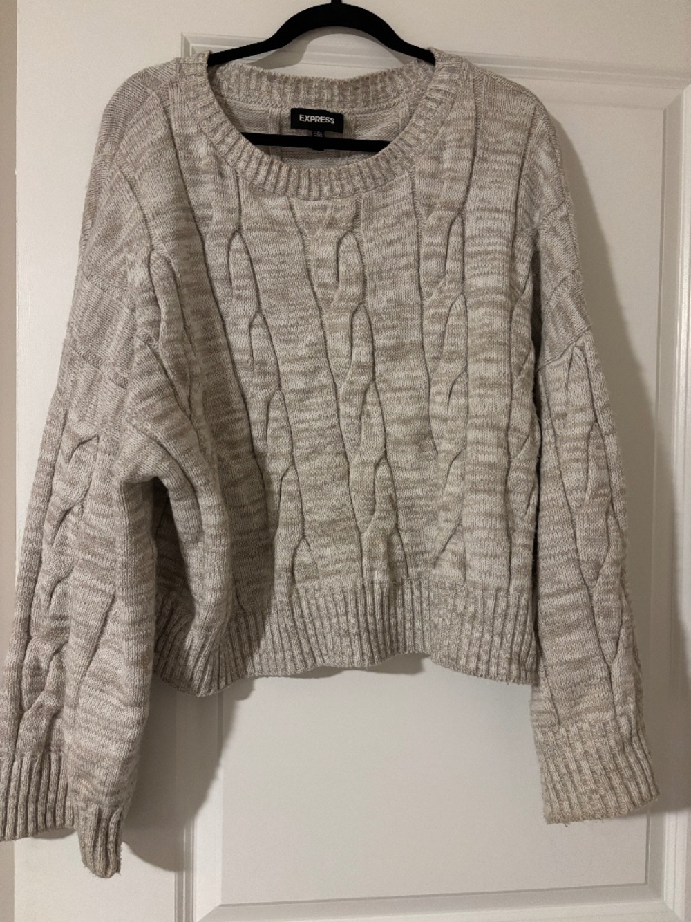 Express grey sweater